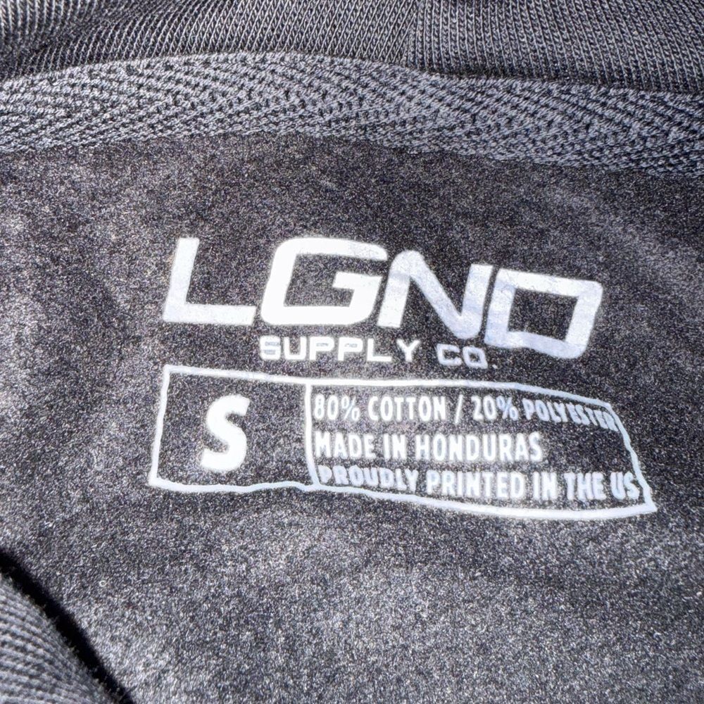 LGND Supply Co Black Hoodie Black Small NWT - Picture 3 of 4
